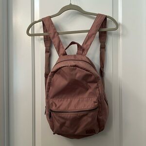 Herschel mauve nylon backpack